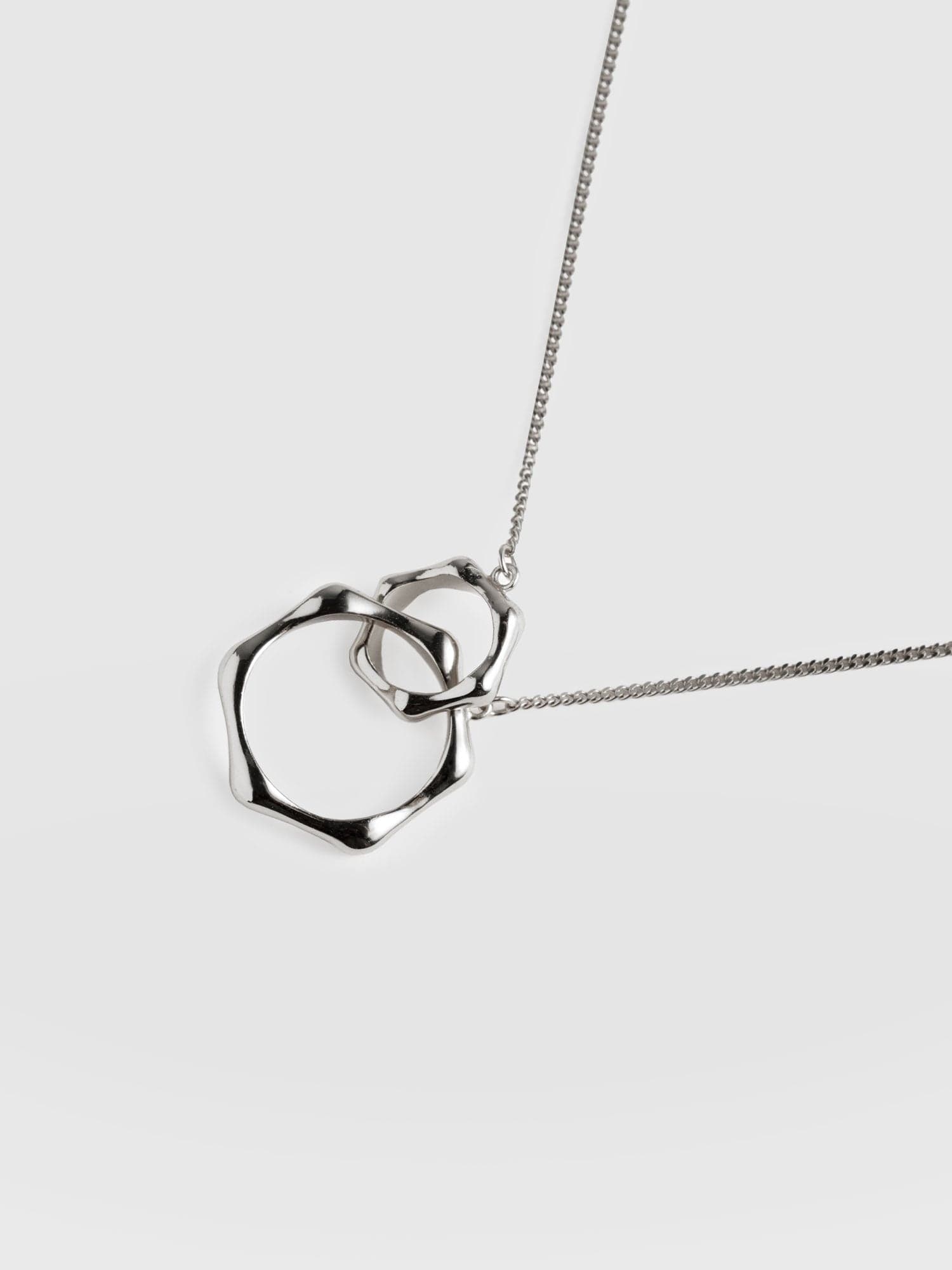Bamboo Charm Necklace Silver - Women's Jewellery | Saint + Sofia® EU